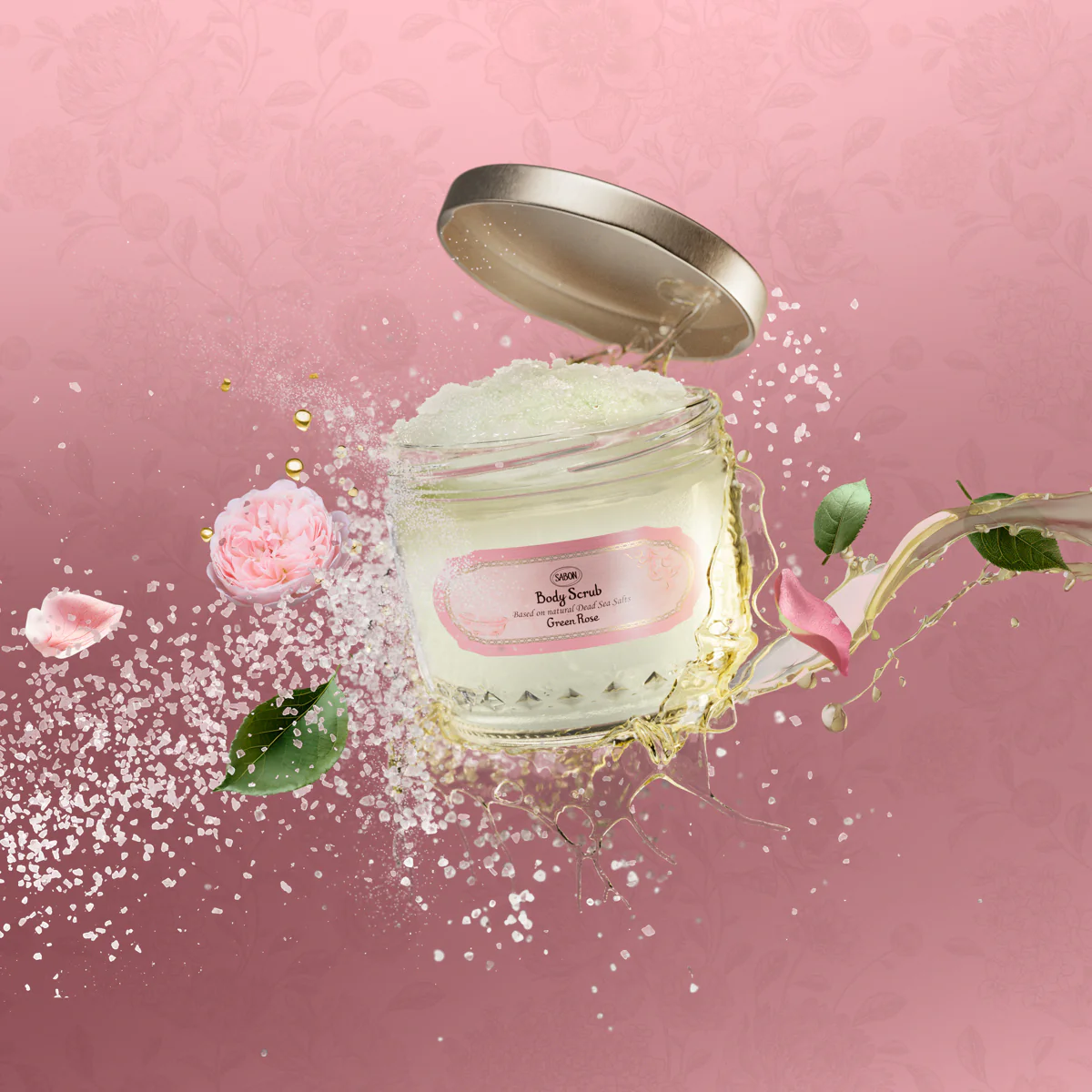 Body Scrub Green Rose 11.3oz (320g) In Box