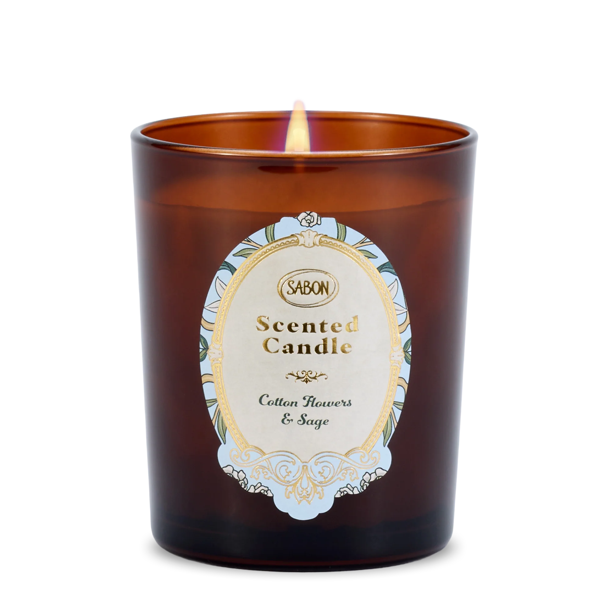 Candle Cotton Flowers & Sage 180gr