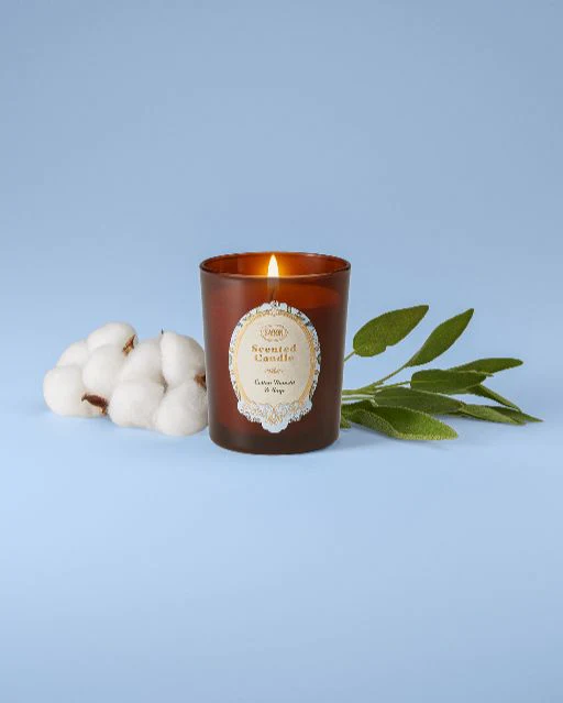 Candle Cotton Flowers & Sage 180gr