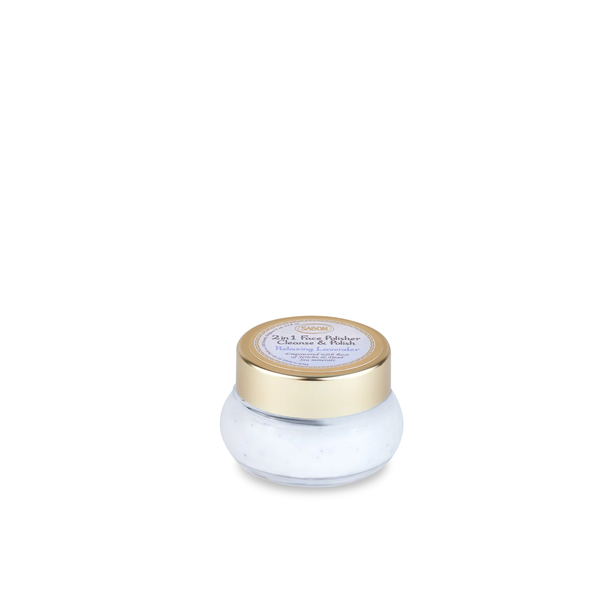 Mini 2 in 1 Face Polisher Lavender 0.5oz (15mL)