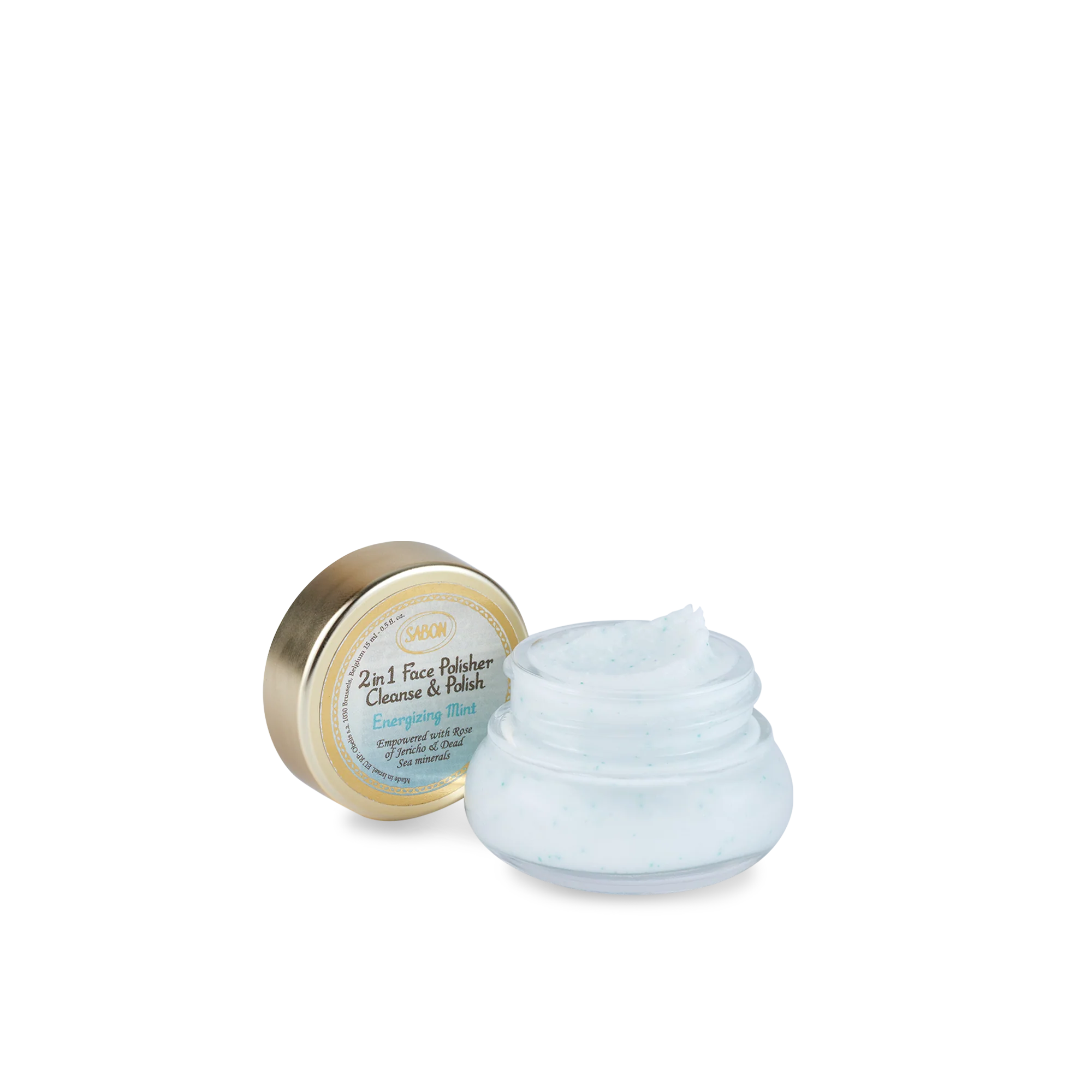Mini 2 in 1 Face Polisher Mint 0.5oz (15mL)