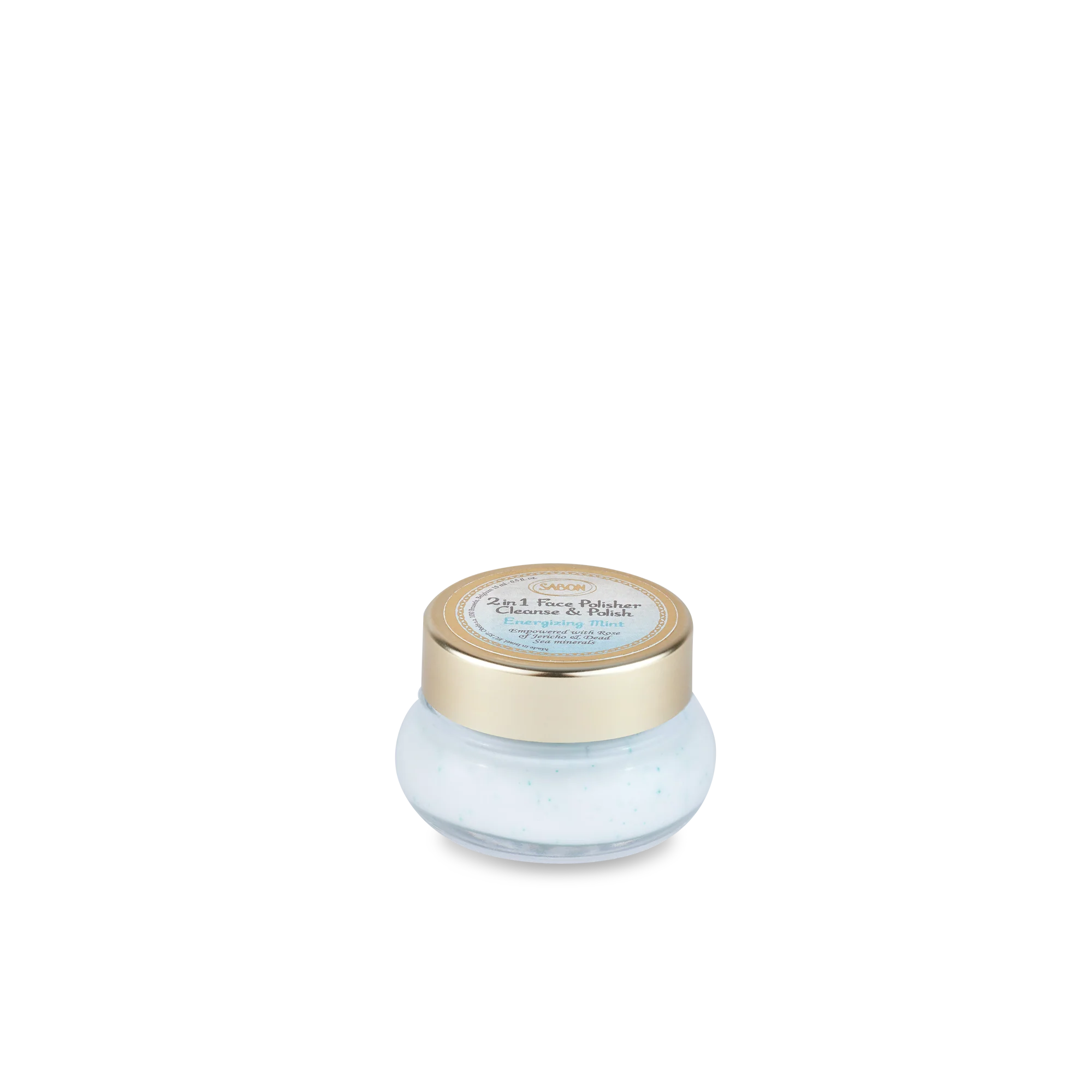 Mini 2 in 1 Face Polisher Mint 0.5oz (15mL)