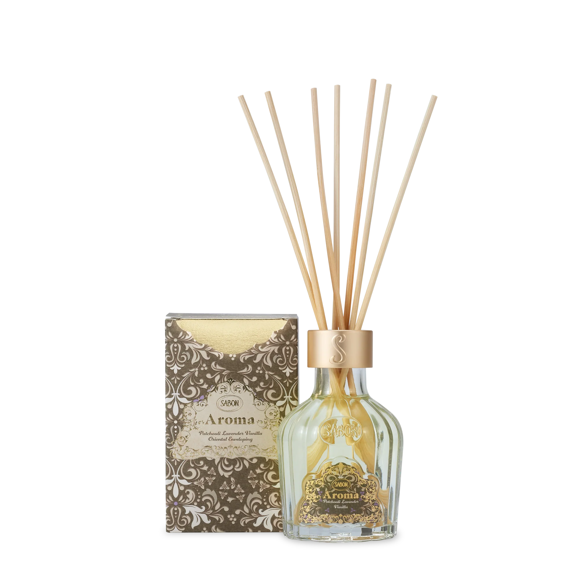 Mini Aroma Reed Diffuser Patchouli Lavender Vanilla 100mL