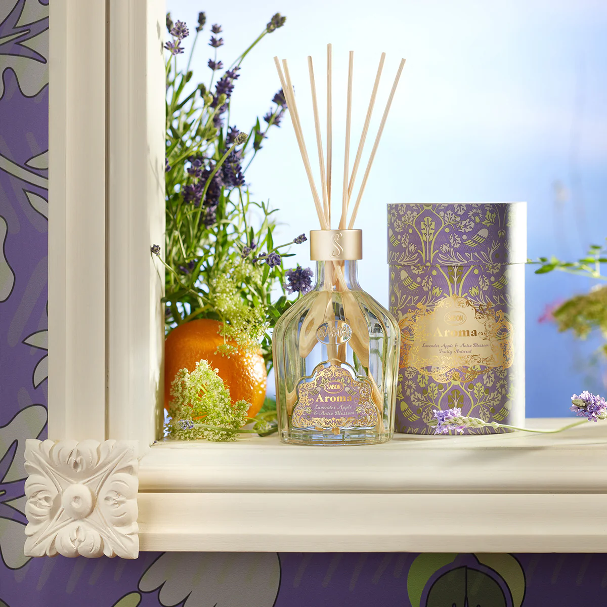 Aroma Reed Diffuser Lavender Apple & Anise Blossom 8.3oz (245mL)
