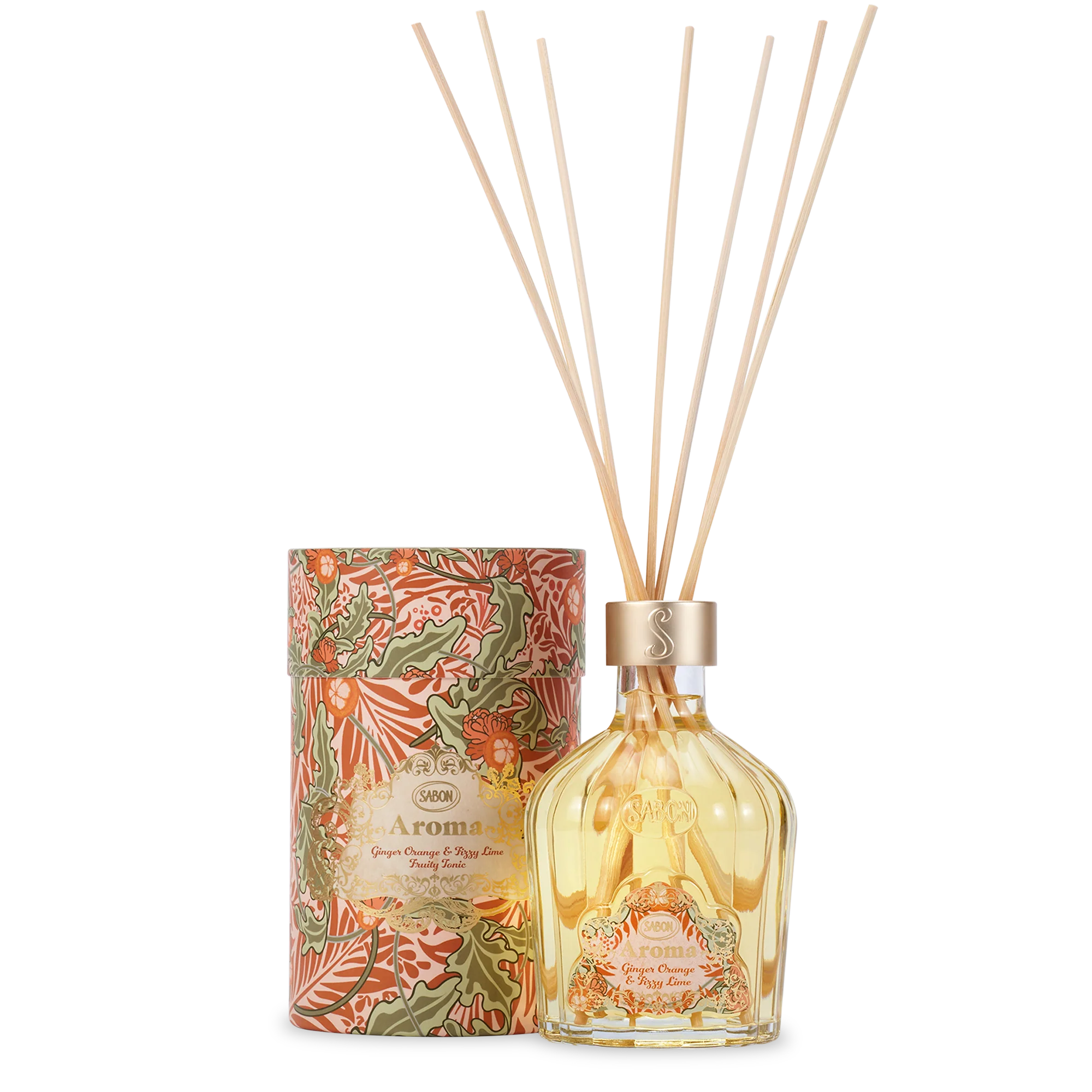 Aroma Reed Diffuser Ginger Orange & Fizzy Lime 8.3oz (245mL)