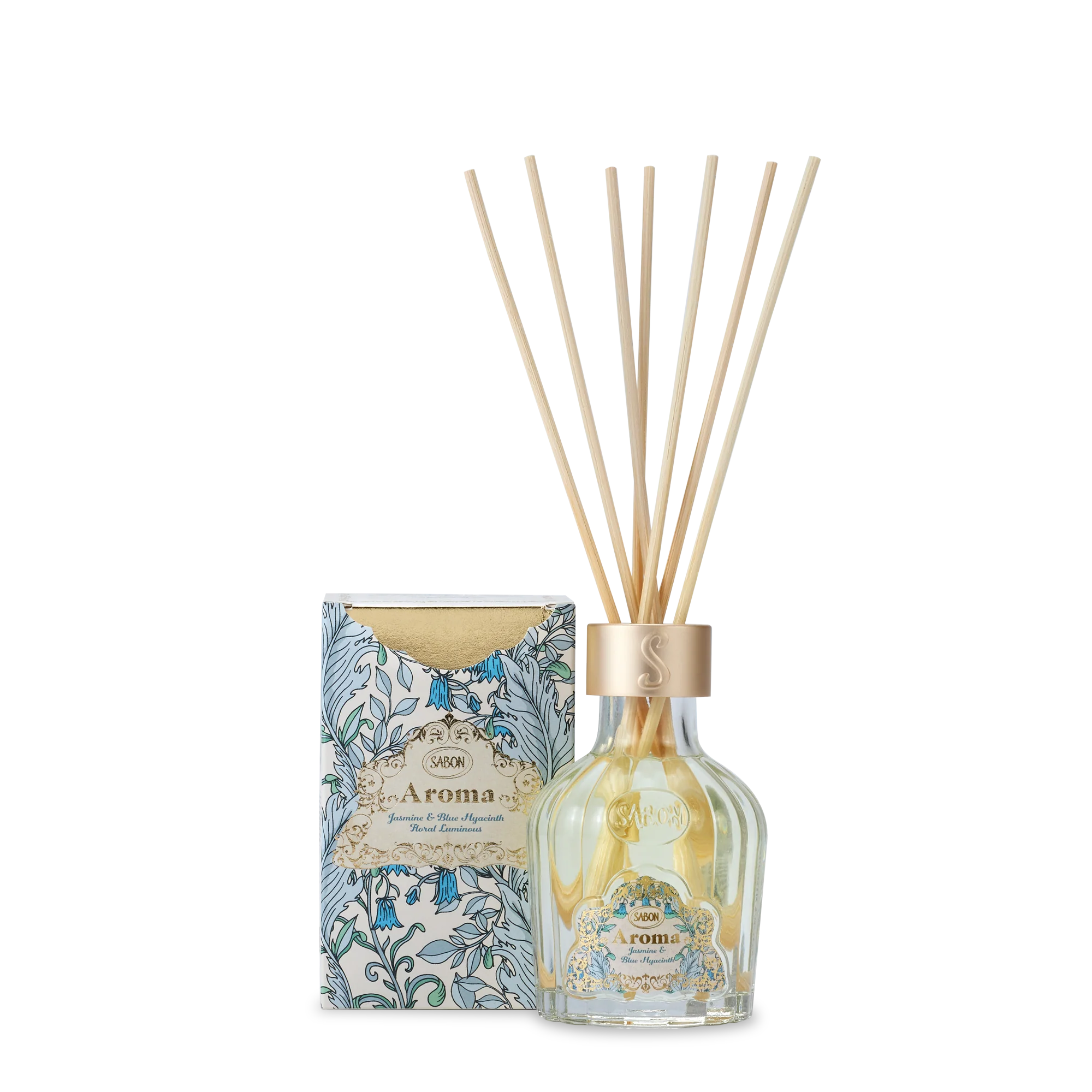 Mini Aroma Reed Diffuser Jasmine & Blue Hyacinth 3.3oz (100ml)