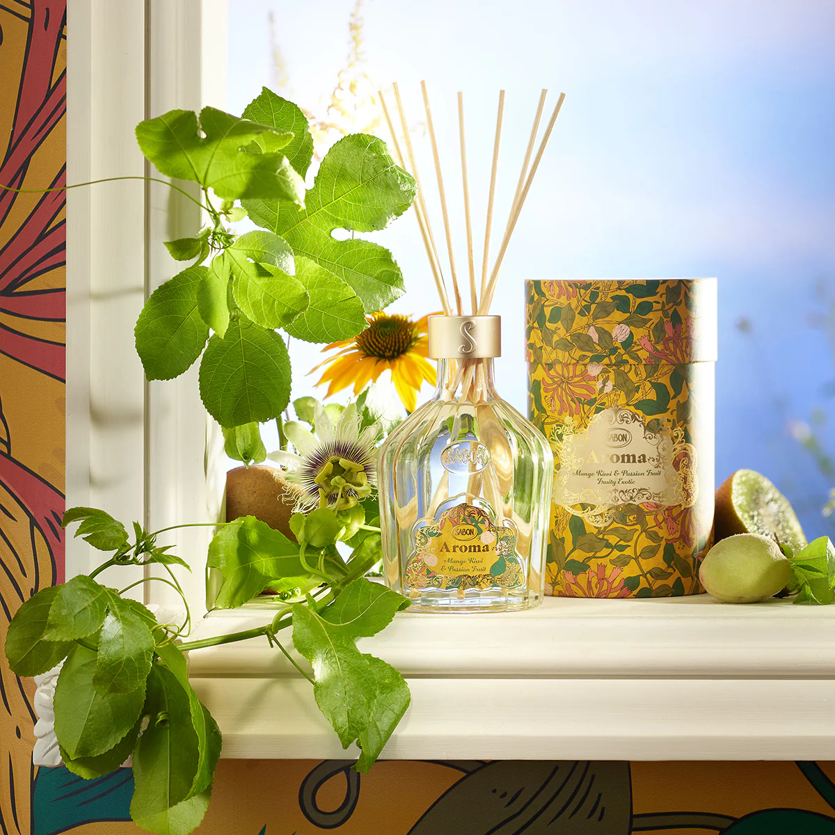 Aroma Reed Diffuser Mango Kiwi & Passion Fruit 8.3oz (245mL) 4 Aroma Reed Diffuser Mango Kiwi & Passion Fruit 8.3oz (245mL)